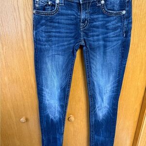 MissMe Dark Blue Skinny Jeans